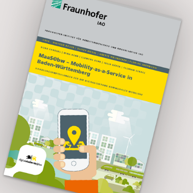 Fraunhofer Broschüre "Vernetzte Mobilitätslösungen für Baden-Württemberg"