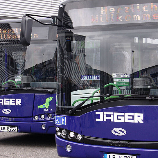 Hybridbusse, Firma Jäger