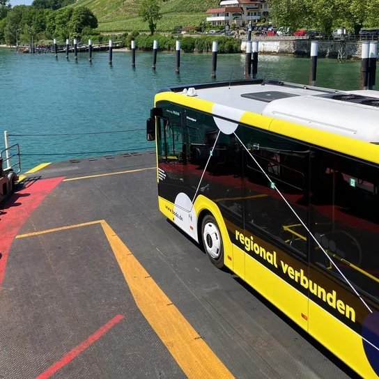 Regiobus auf Bodensee Fähre