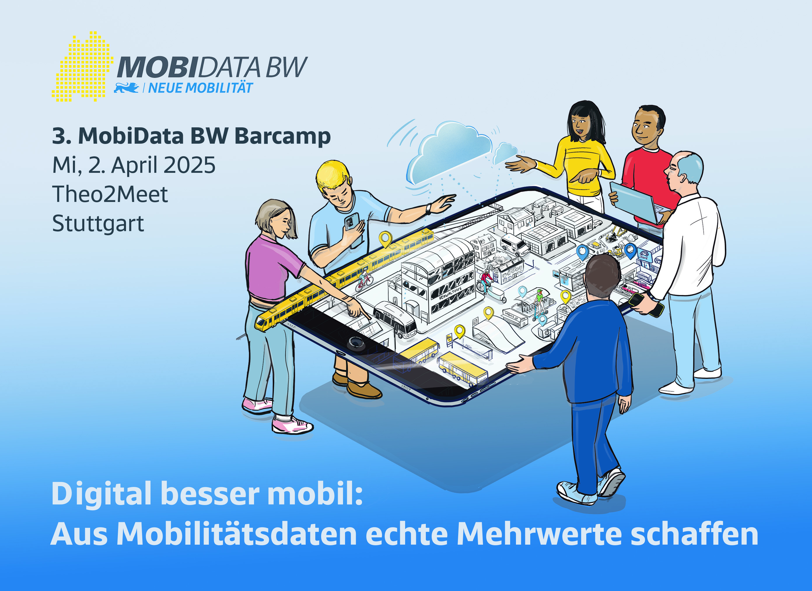 Einladung zum 3. MobiData BW Barcamp